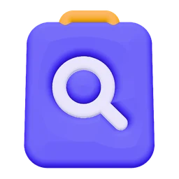 Audit icon, 3D style