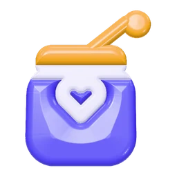 Baby food jar icon, 3D style