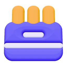 Bottle crate icon, 3D style
