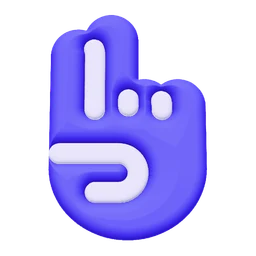 Count two icon, 3D style