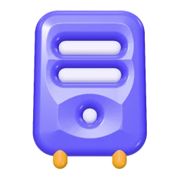 Desktop tower icon, 3D style