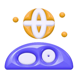 Earthrise icon, 3D style