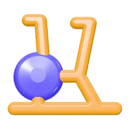 Exercise bike icon, 3D style