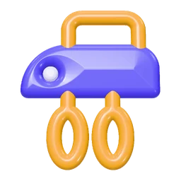 Hand mixer icon, 3D style