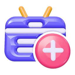 Name tag plus icon, 3D style