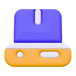 Parcel scale icon, 3D style