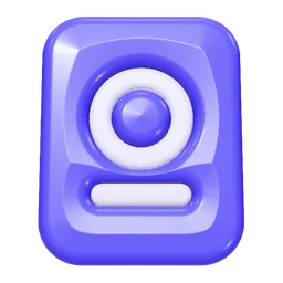 Passport icon, 3D style