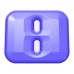 Phone fold icon, 3D style