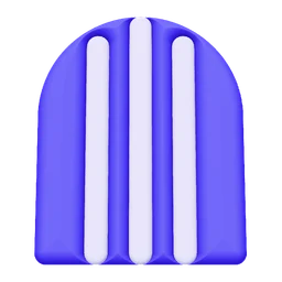Prison window icon, 3D style