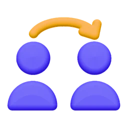 Refer a friend icon, 3D style