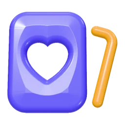 Swipe cards icon, 3D style