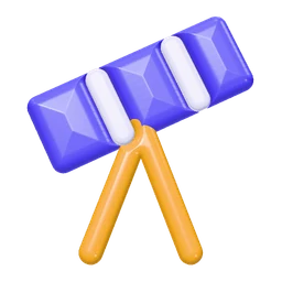 Telescope icon, 3D style
