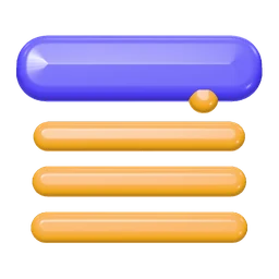 Window blinds icon, 3D style