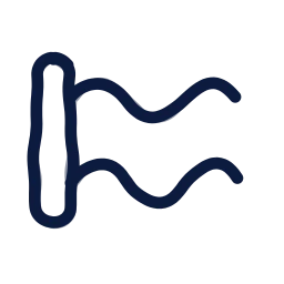 Battle rope icon, Draw style