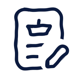 Bill of lading edit icon, Draw style
