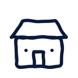 Bungalow icon, Draw style