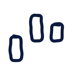 Chart waterfall icon, Draw style