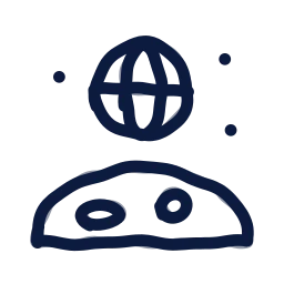 Earthrise icon, Draw style