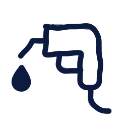 Fuel nozzle icon, Draw style