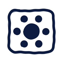 Gradient radial icon, Draw style