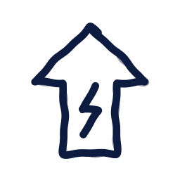 Growth hack icon, Draw style