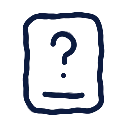 Information request icon, Draw style