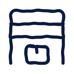 Loading dock icon, Draw style