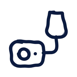 Nebulizer icon, Draw style