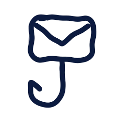 Phishing icon, Draw style
