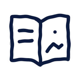 Picture book icon, Draw style