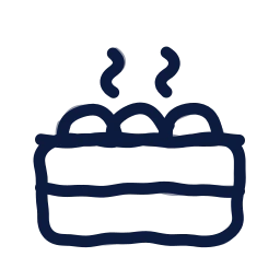 Steamer basket icon, Draw style