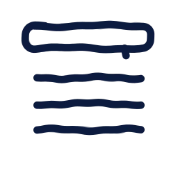 Window blinds icon, Draw style