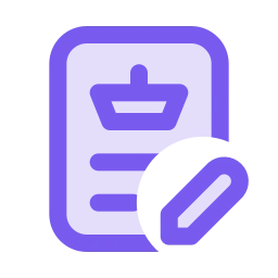 Bill of lading edit icon, Duo style