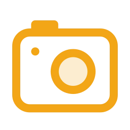 Camera retro icon, Duo style