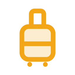 Carry on bag icon, Duo style
