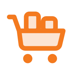 Cart full icon, Duo style
