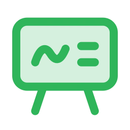 Chalkboard icon, Duo style