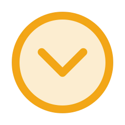 Chevron circle down icon, Duo style