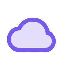 Cloud icon, Duo style