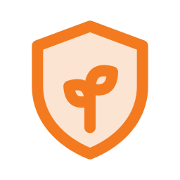 Crop insurance icon, Duo style