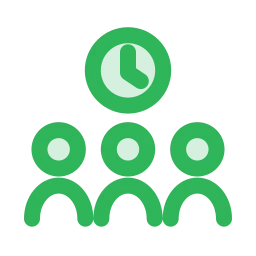 Daily standup icon, Duo style
