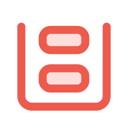 Data stack icon, Duo style