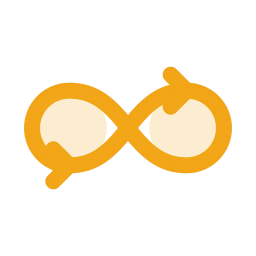 Devops loop icon, Duo style