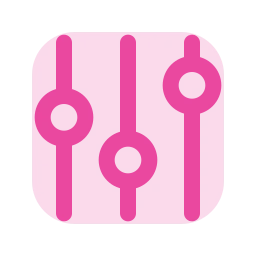 Equalizer icon, Duo style