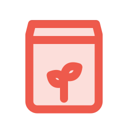 Fertilizer bag icon, Duo style