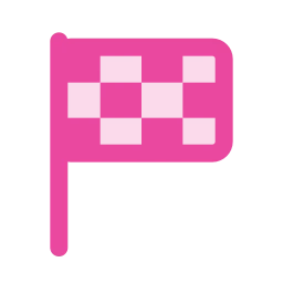 Flag checkered icon, Duo style