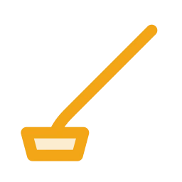 Garden hoe icon, Duo style