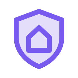 Home insurance icon, Duo style