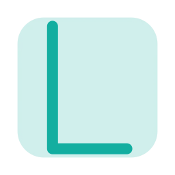 Letter l icon, Duo style