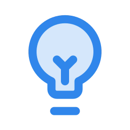 Lightbulb icon, Duo style